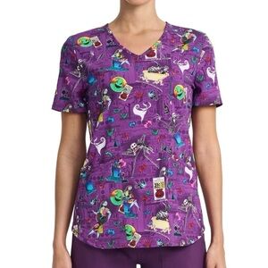 Disney Tim Burton’s The Nightmare Before Christmas ScrubTop